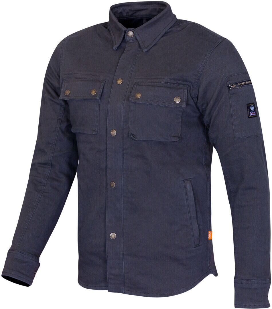 Merlin Brody D3O Camisa de motocicleta de una sola capa - Azul (M)