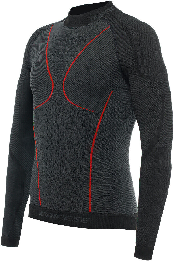 Dainese Thermo LS Camisa funcional - Negro Rojo (XS S)