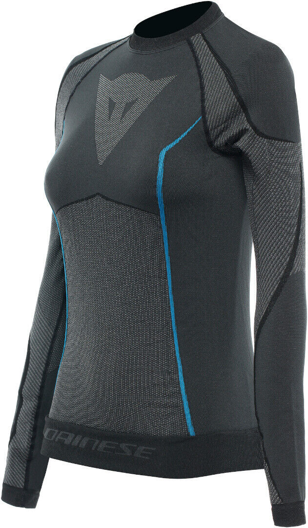 Dainese Dry LS Camisa funcional para damas - Gris Azul (M)