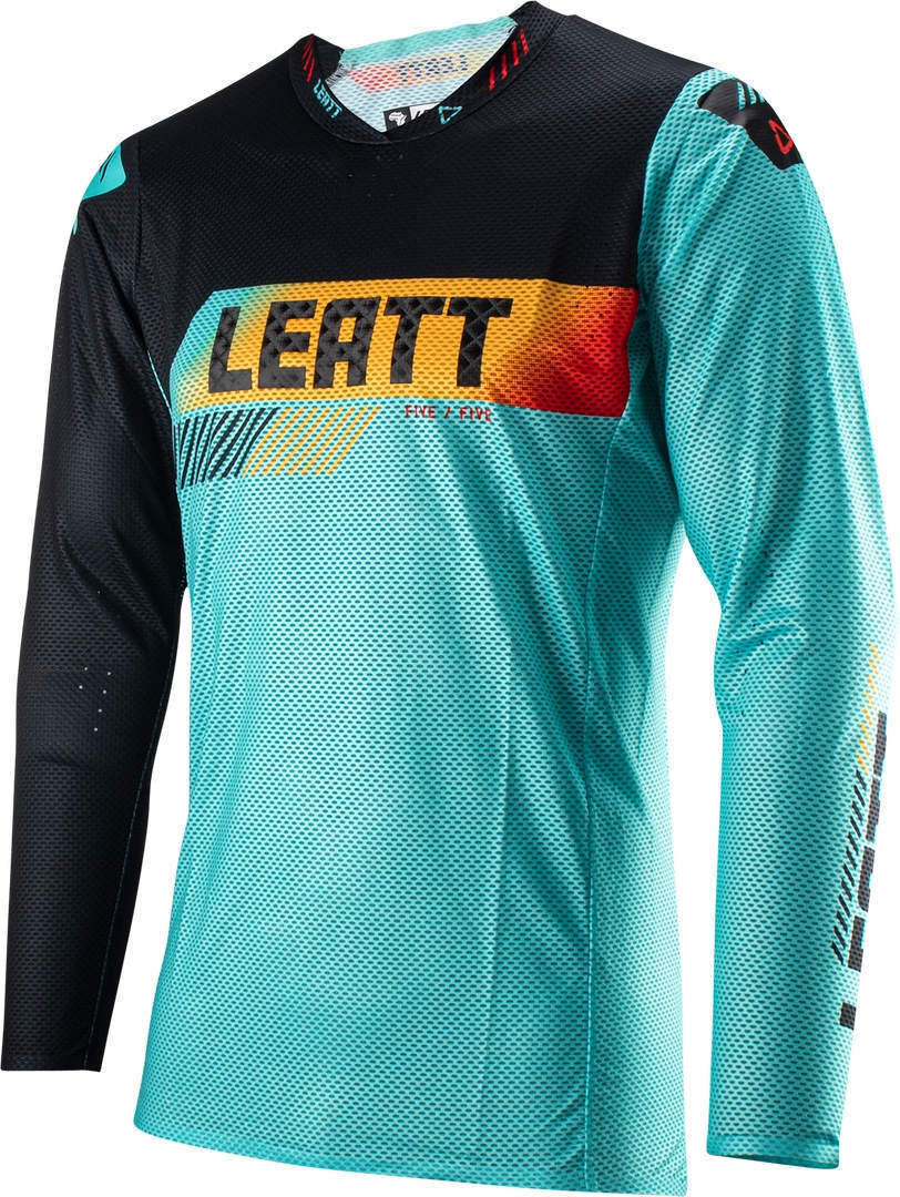 Leatt 5.5 Ultraweld Contrast Maillot de Motocross - Negro Azul