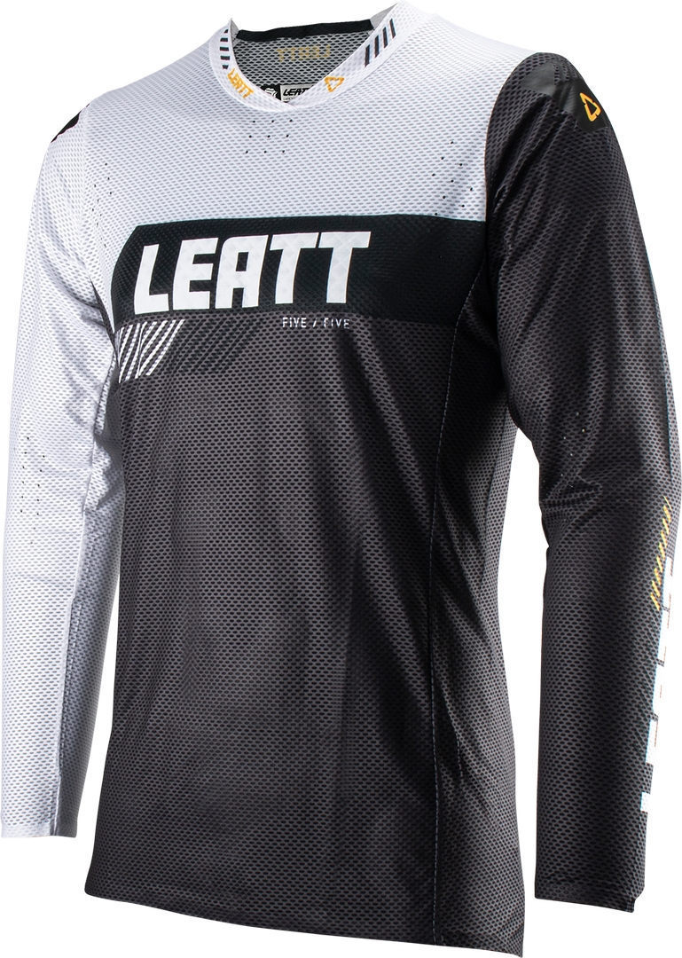 Leatt 5.5 Ultraweld Contrast Maillot de Motocross - Gris Blanco (S)