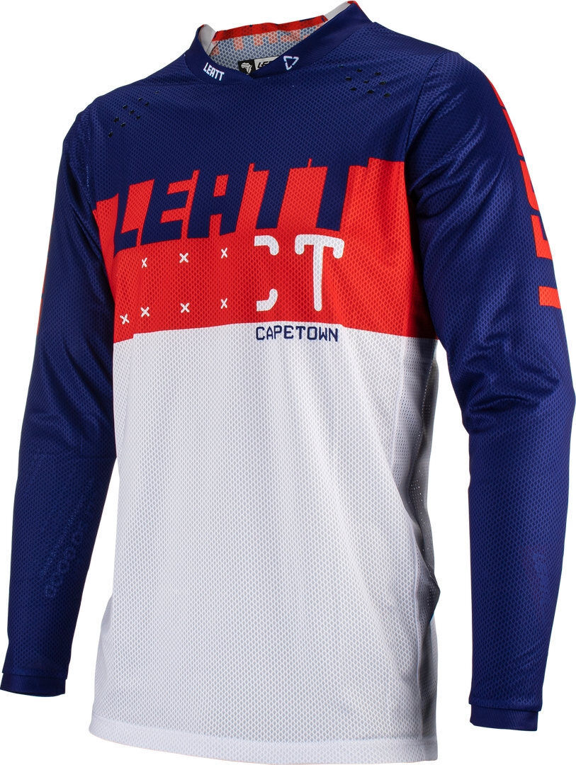 Leatt 4.5 Lite Maillot de Motocross - Blanco Rojo Azul