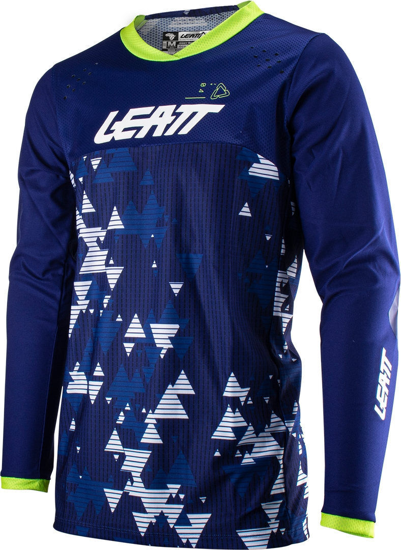 Leatt 4.5 Enduro Digital Maillot de Motocross - Blanco Azul (S)