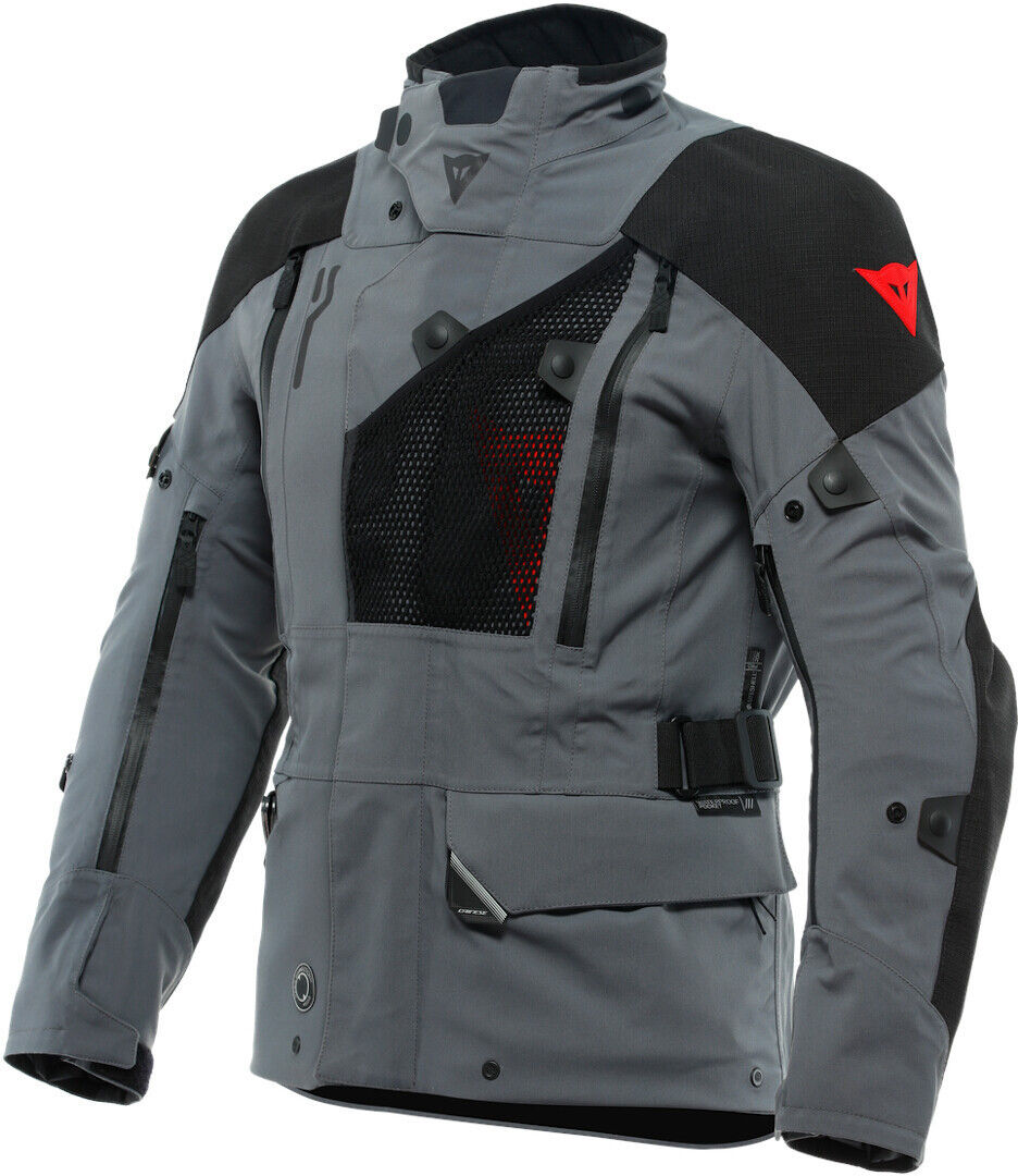 Dainese Hekla Absoluteshell Pro 20K D-Dry Chaqueta textil para motocicleta - Negro Gris (48)