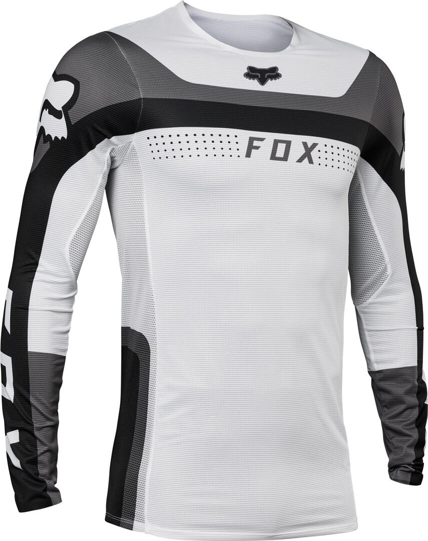 Fox Flexair Efekt Maillot de Motocross - Negro Blanco (XL)