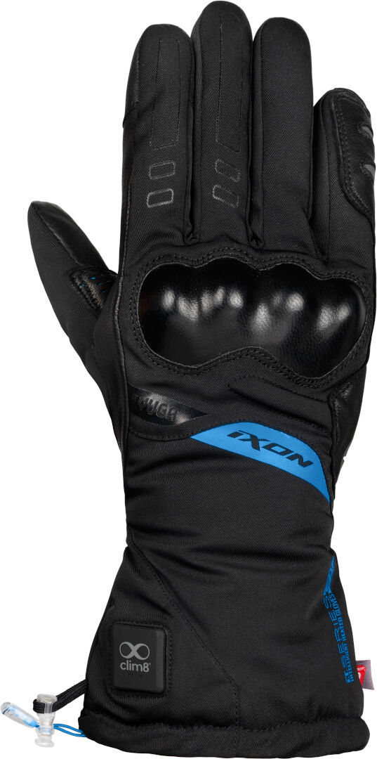 Ixon IT Yuga Guantes de motocicleta para damas con calefacción - Negro Azul (M)