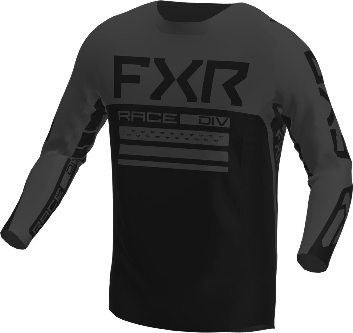 FXR Contender Off-Road Maillot de Motocross - Negro Gris (XS)