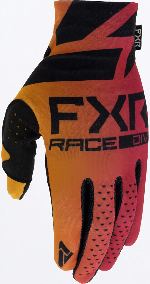 FXR Pro-Fit Lite Guantes de motocross - Negro Naranja (M)