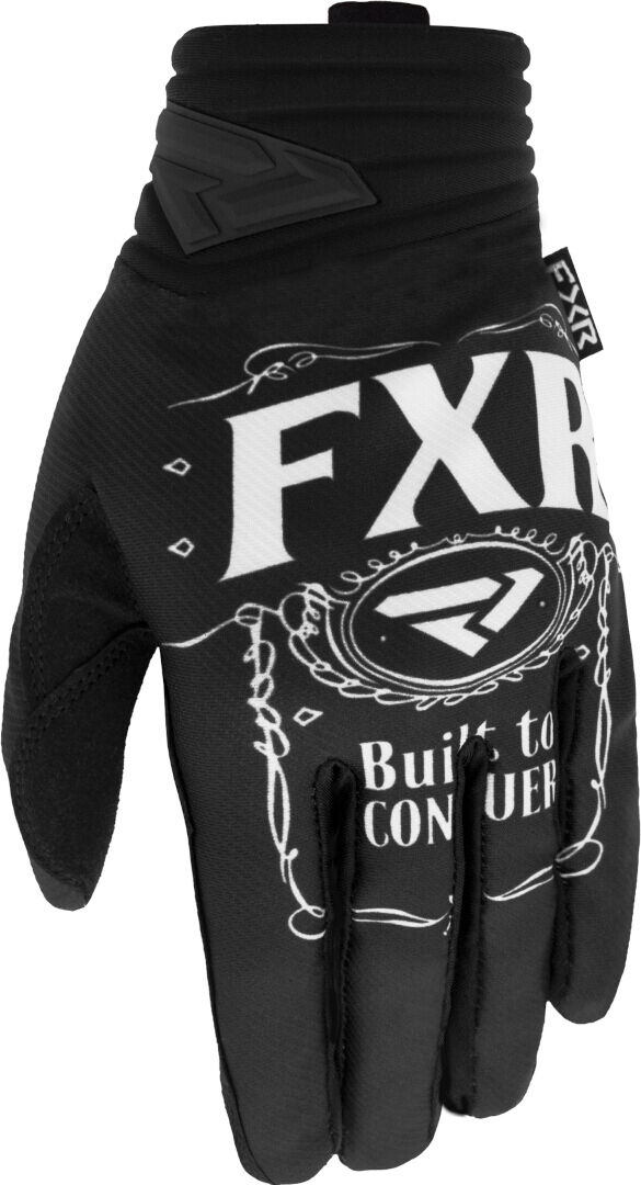 FXR Prime Conquer Guantes de motocross - Negro Blanco (M)