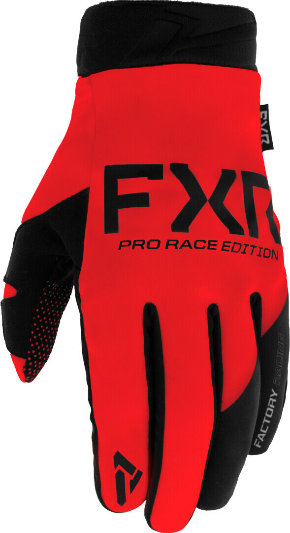 FXR Cold Cross Lite Guantes de motocross - Negro Rojo (S)