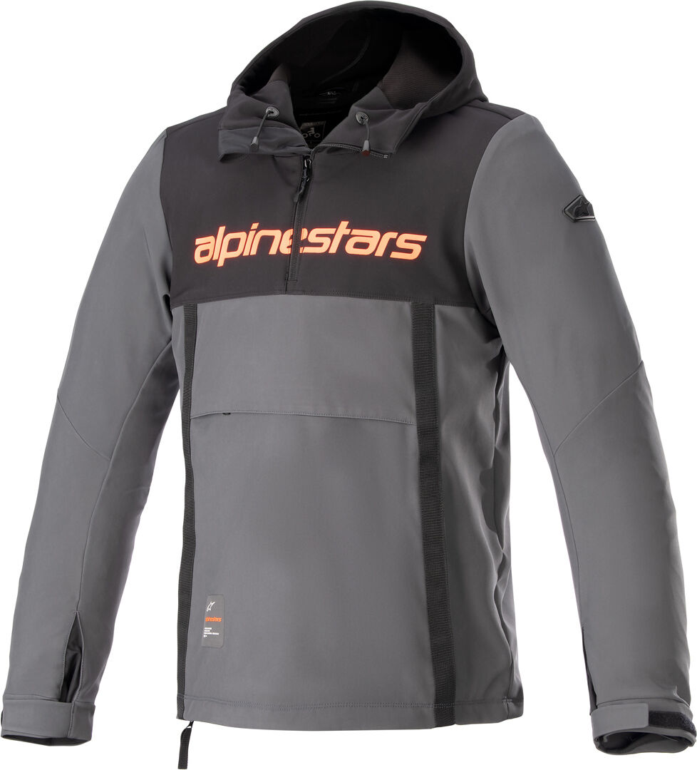 Alpinestars Sherpa Chaqueta textil de motocicleta - Negro Gris Rojo (3XL)