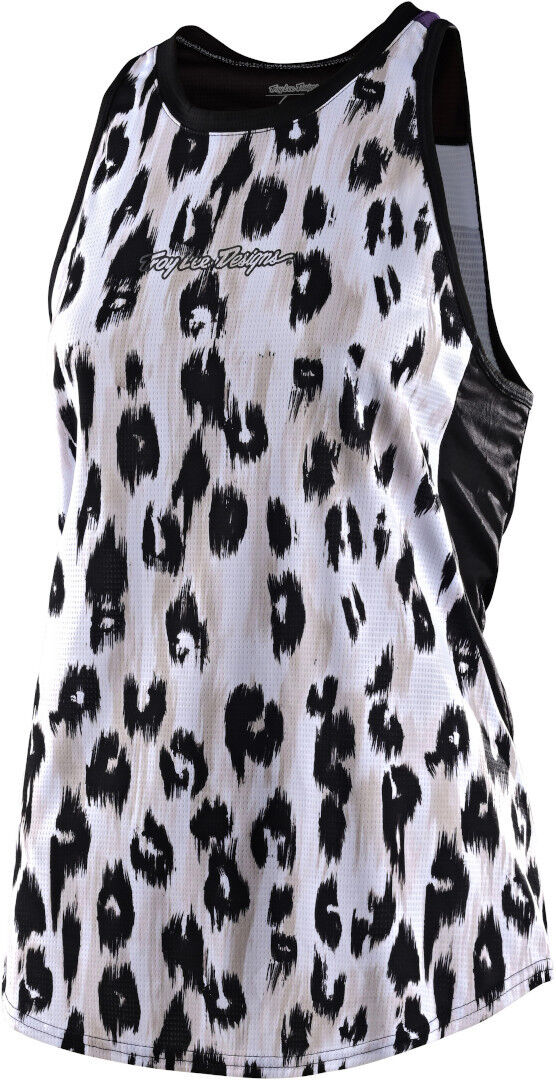 Lee Luxe Wild Cat Camiseta sin mangas para bicicletas para damas - Negro Blanco (S)