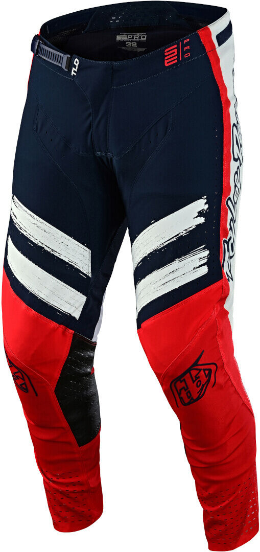Lee SE Pro Marker Pantalones de motocross - Blanco Rojo Azul (32)