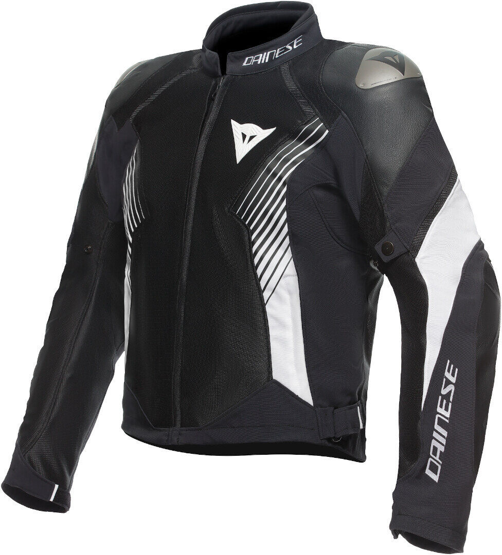 Dainese Super Rider 2 Absoluteshell Chaqueta textil de motocicleta - Negro Blanco (44)