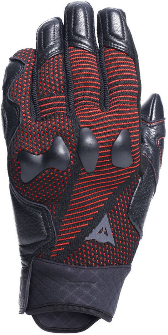 Dainese Unruly Ergo-Tek Guantes de motocicleta - Negro Rojo (M)