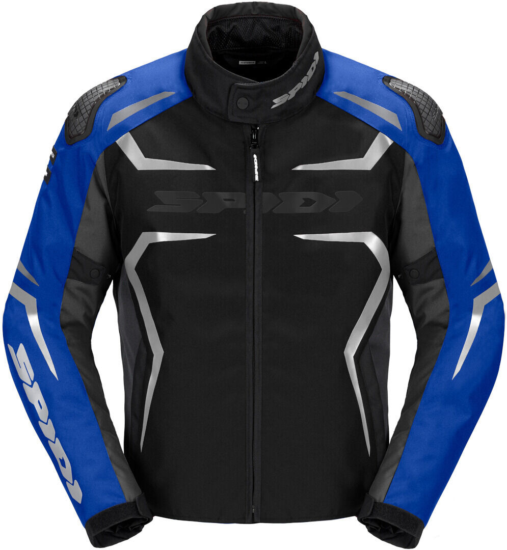 Spidi Race-Evo H2Out Chaqueta textil de motocicleta - Negro Azul (M)