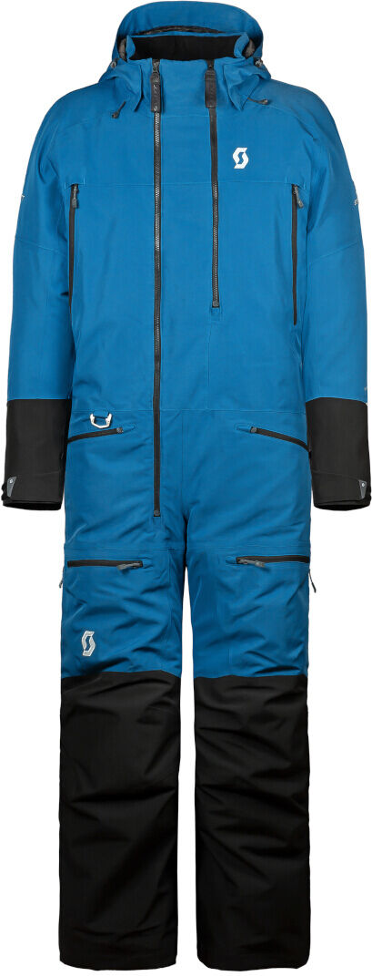 Scott Roop Dryo 2023 Traje de moto de nieve de una pieza - Negro Azul (M)