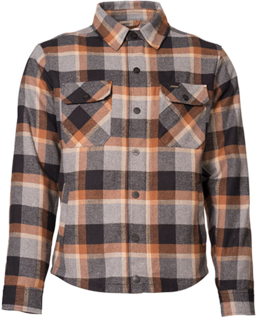 Rokker Memphis Rider Camisa de moto - Marrón (3XL)