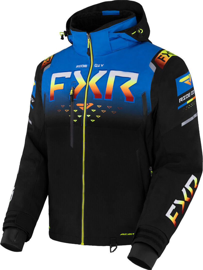 FXR Helium X 2-in-1 2023 Chaqueta para moto de nieve - Negro Azul (S)