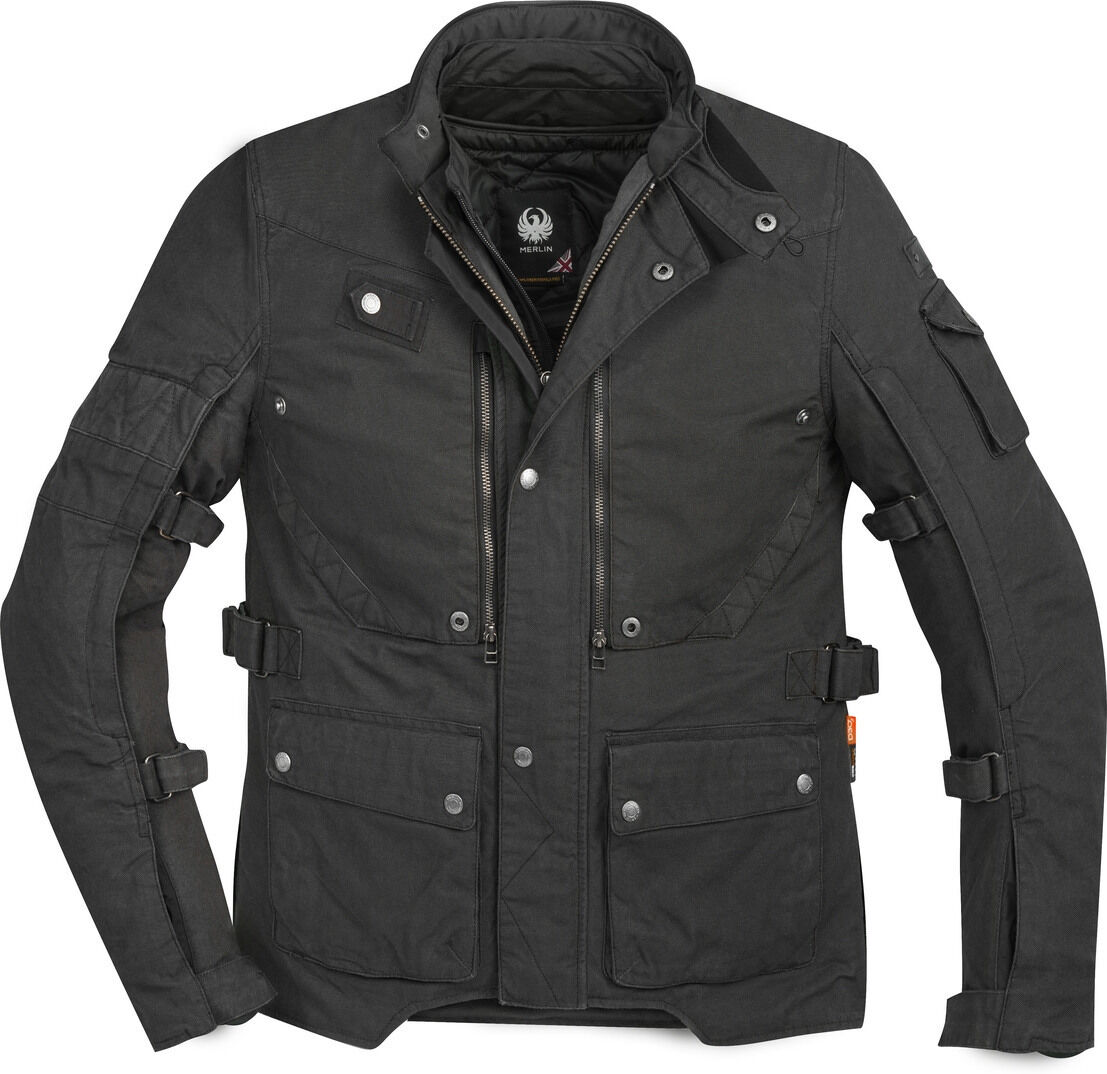 Merlin Mahala Pro D3O Explorer Chaqueta textil de moto - Negro (XL)