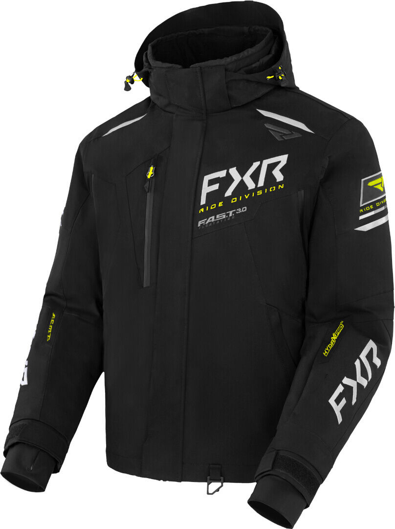 FXR Renegade FX 2-in-1 2023 Chaqueta para moto de nieve - Negro Amarillo (2XL)