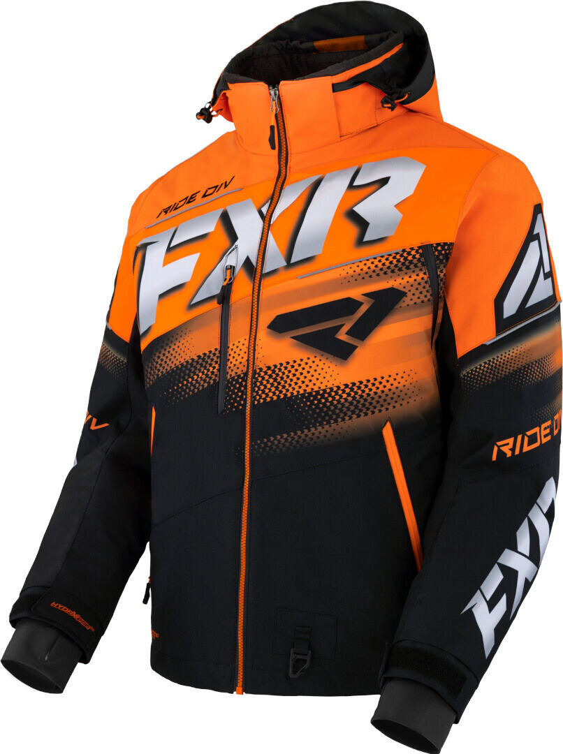 FXR Boost FX 2-in-1 2023 Chaqueta para moto de nieve - Negro Naranja (S)