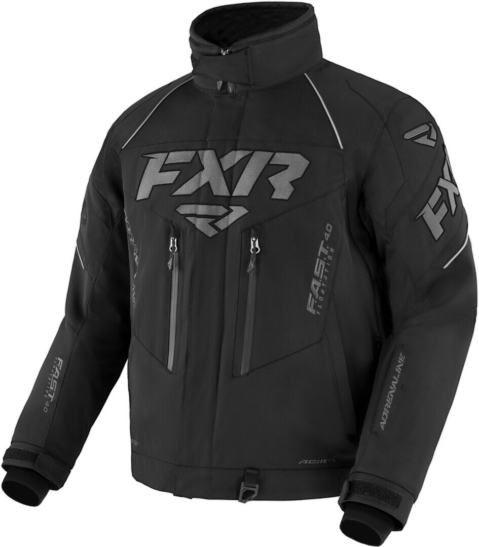 FXR Adrenaline 2-in-1 2023 Chaqueta para moto de nieve - Negro Gris (3XL)
