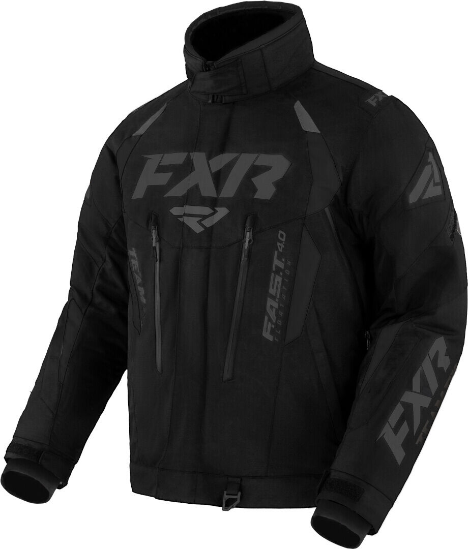 FXR Team FX 2-in-1 2023 Chaqueta para moto de nieve - Negro Gris (4XL)
