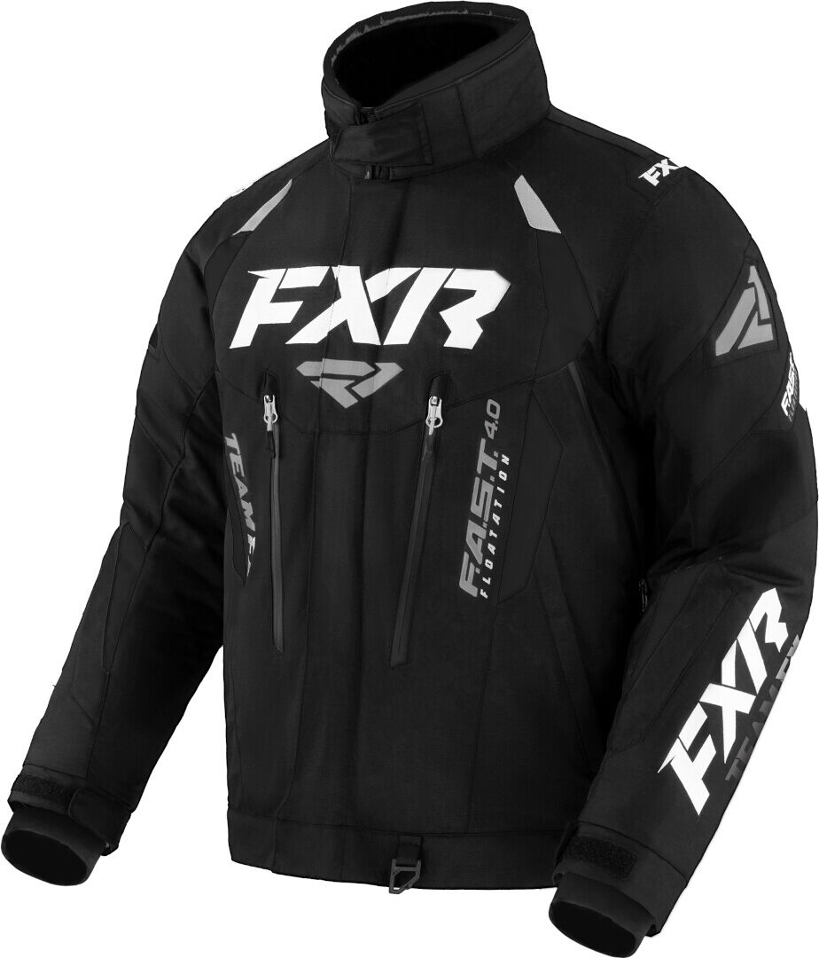 FXR Team FX 2-in-1 2023 Chaqueta para moto de nieve - Negro Blanco (XL)