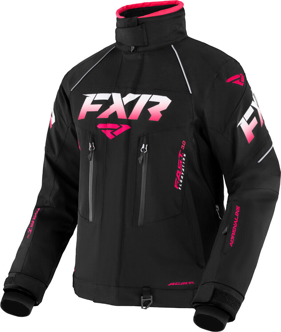 FXR Adrenaline Chaqueta para motonieve para damas - Negro Rosa (XL)