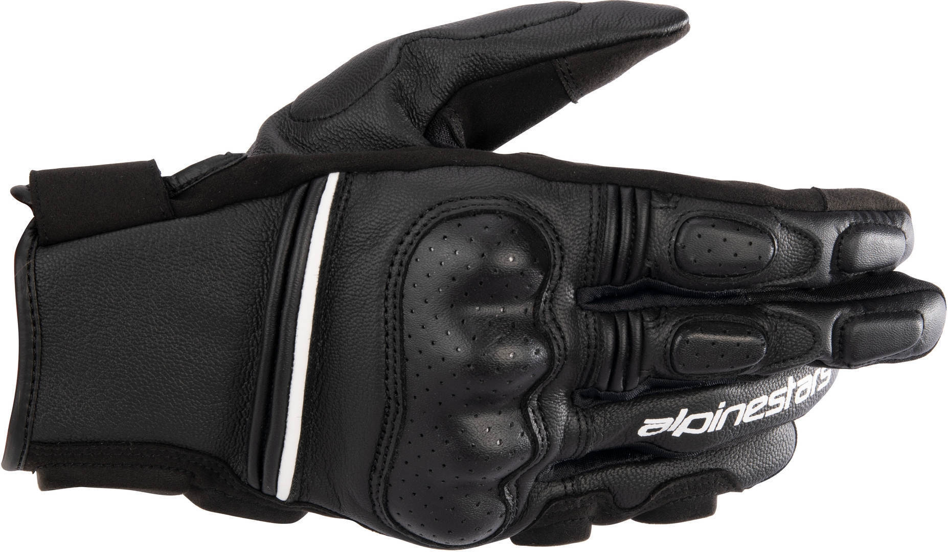 Alpinestars Phenom Guantes de motocicleta - Negro Blanco (M)