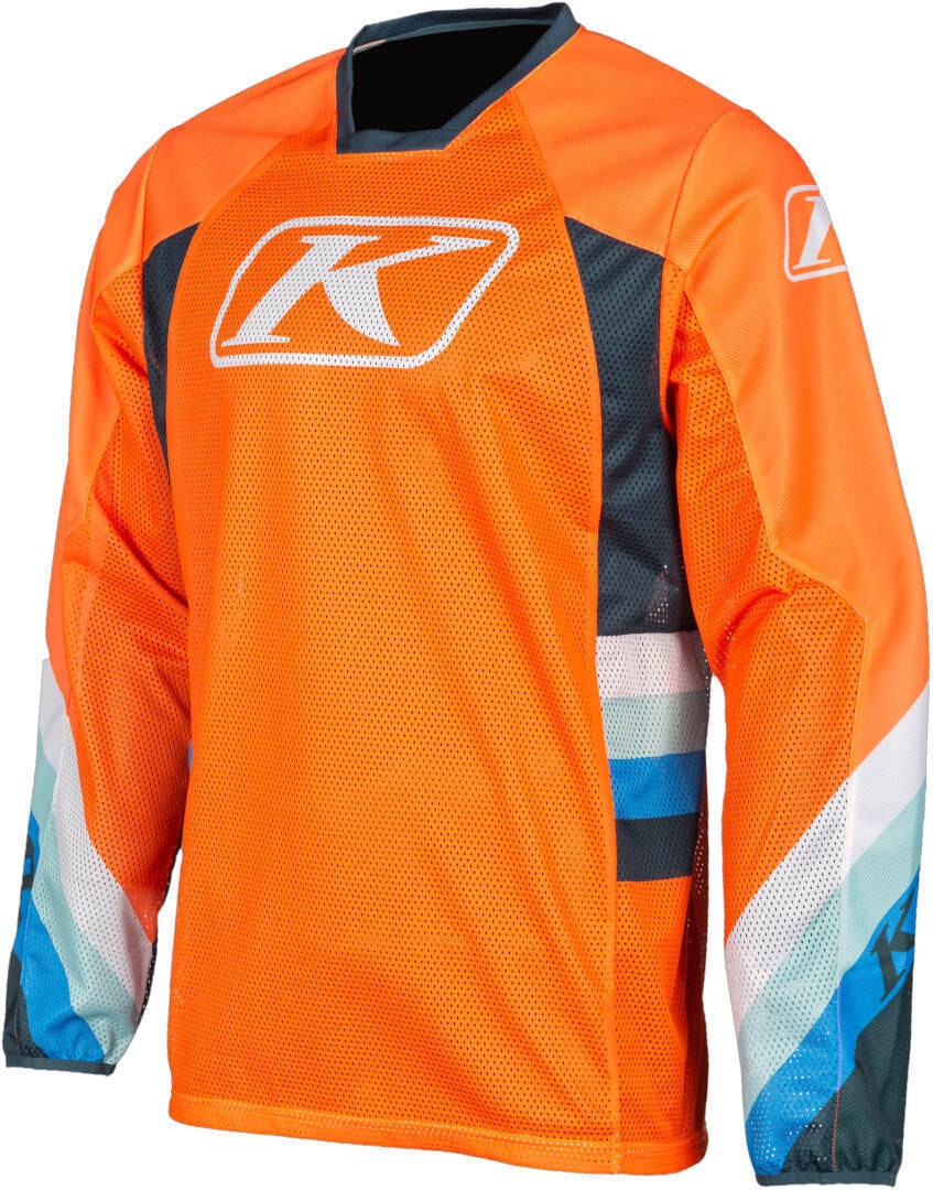 Klim Mojave 2023 Maillot de motocross - Blanco Azul Naranja