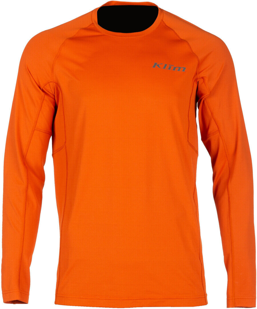 Klim Aggressor -1.0 Cooling 2023 Camisa funcional de manga larga - Naranja (XL)