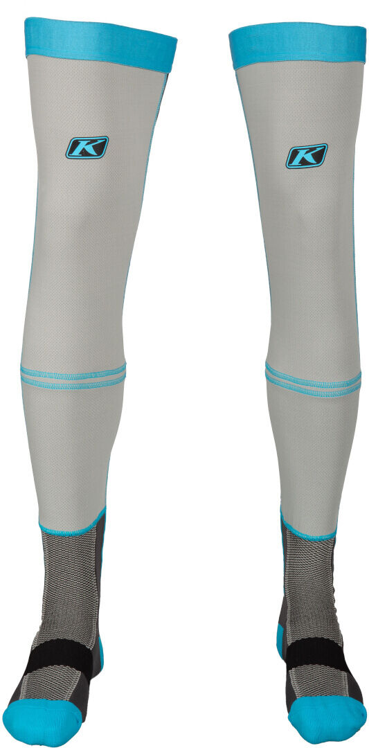 Klim Aggressor -1.0 Knee Brace Calcetines - Gris Azul (S)