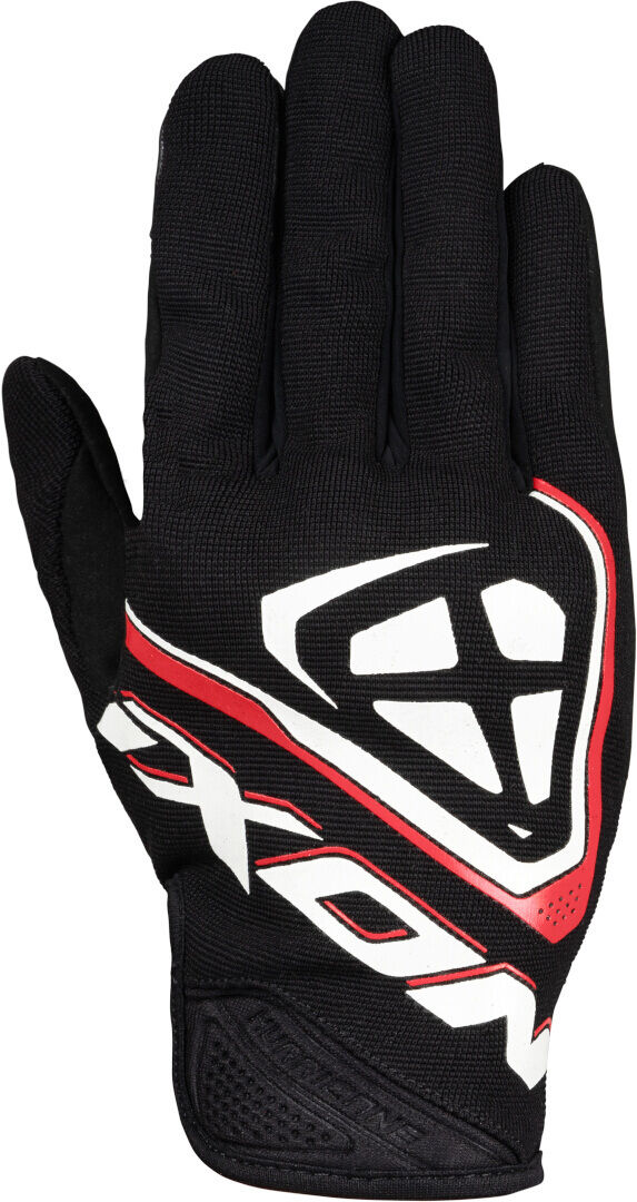 Ixon Hurricane Guantes de motocicleta - Negro Blanco Rojo (L)