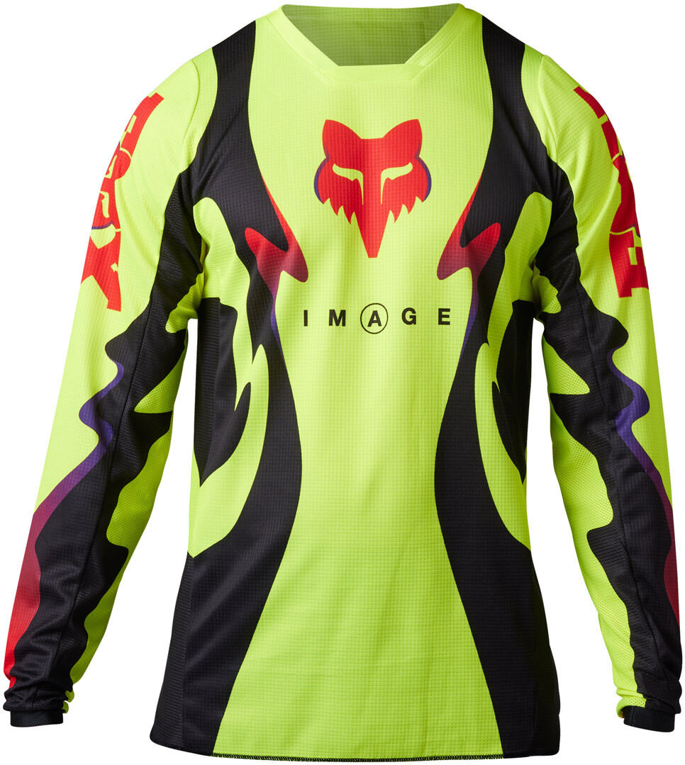 Fox 180 Kozmik Maillot de motocross - Amarillo (XL)