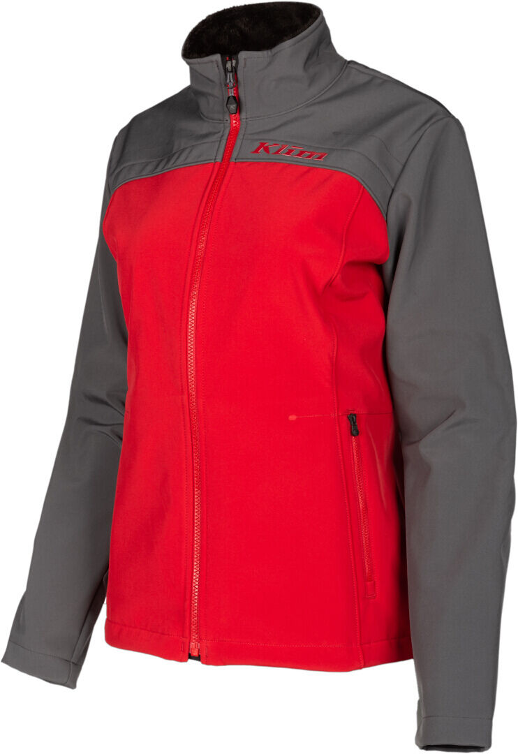 Klim Whistler Chaqueta de señora - Gris Rojo (S)