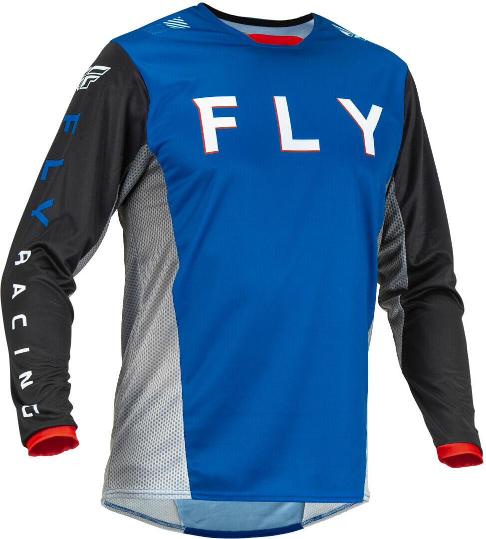 FLY Racing Kinetic Kore Maillot de motocross - Negro Azul (S)