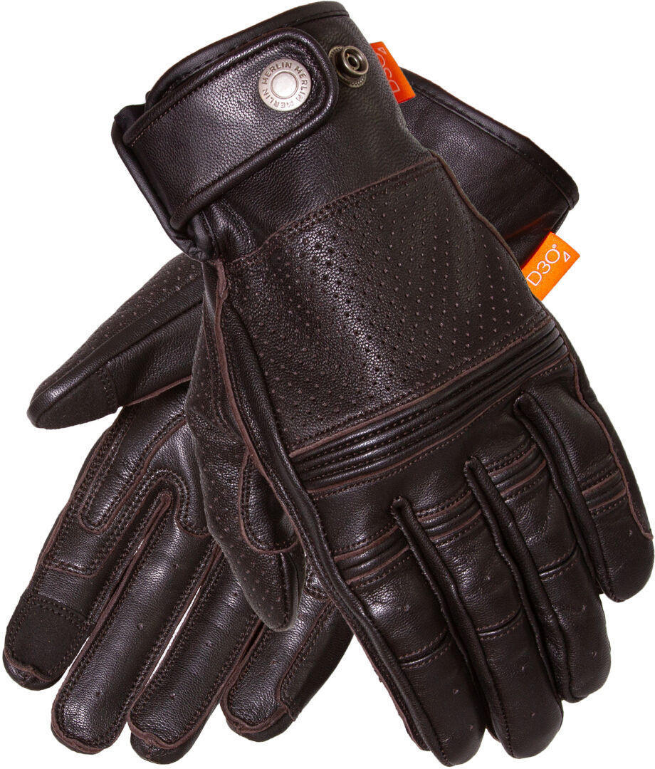 Merlin Leigh D3O Heritage Guantes de motocicleta - Marrón (2XL)