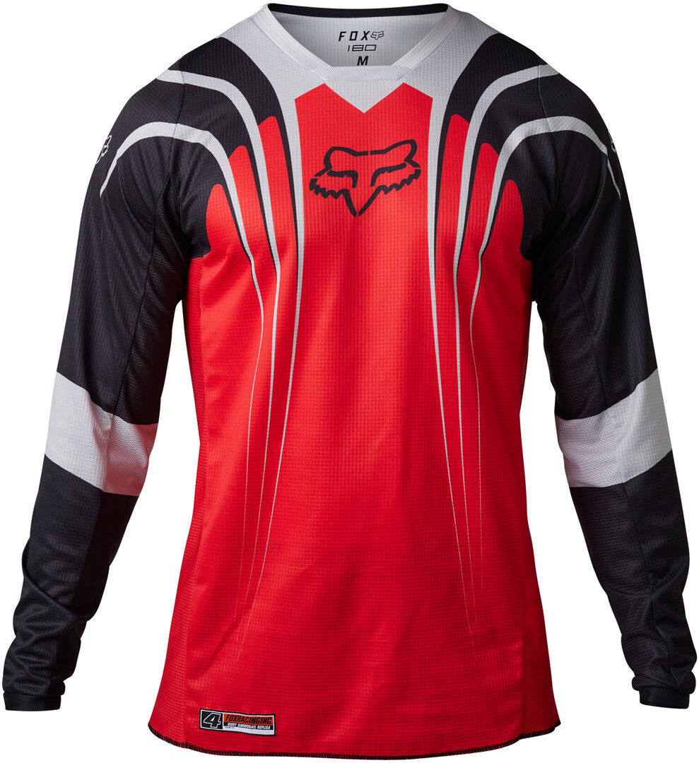 Fox 180 GOAT Strafer Maillot de motocross - Rojo