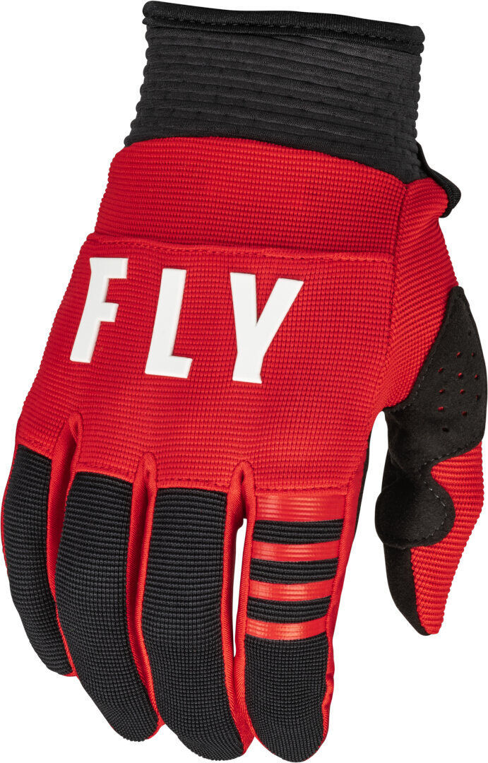 FLY Racing F-16 2023 Youth Guantes de motocross - Negro Rojo (2XS)