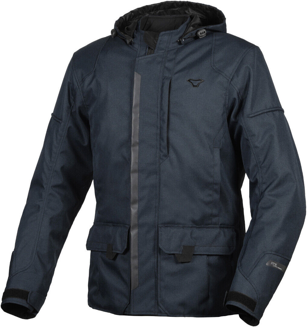 Macna Mondo chaqueta textil impermeable para motocicletas - Azul (XL)