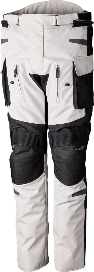 RST Endurance Pantalones textiles de motocicleta - Negro Plata (S)