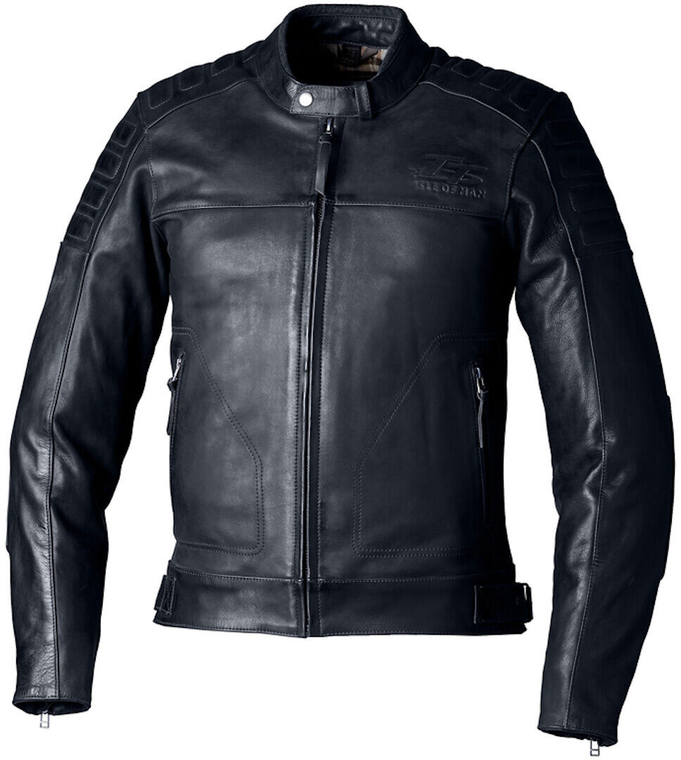 RST IOM TT Brandish 2 Chaqueta de cuero de motocicleta - Negro (S)