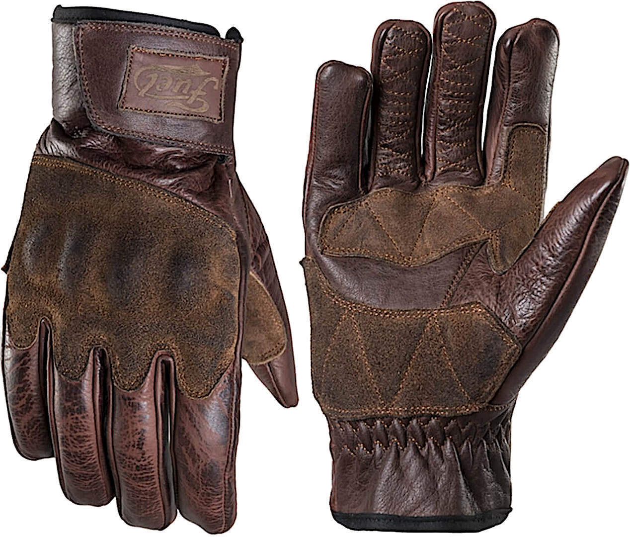 Fuel Rodeo Guantes de motocicleta - Marrón (XL)