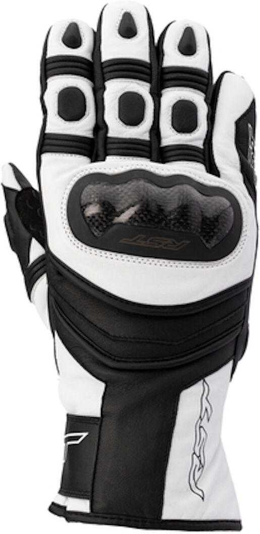 RST Sport Mid WP Guantes de motocicleta - Negro Blanco (XS)