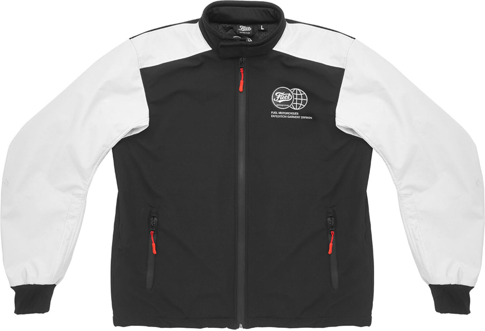 Fuel Patrol Softshell Chaqueta textil - Negro Blanco (M)