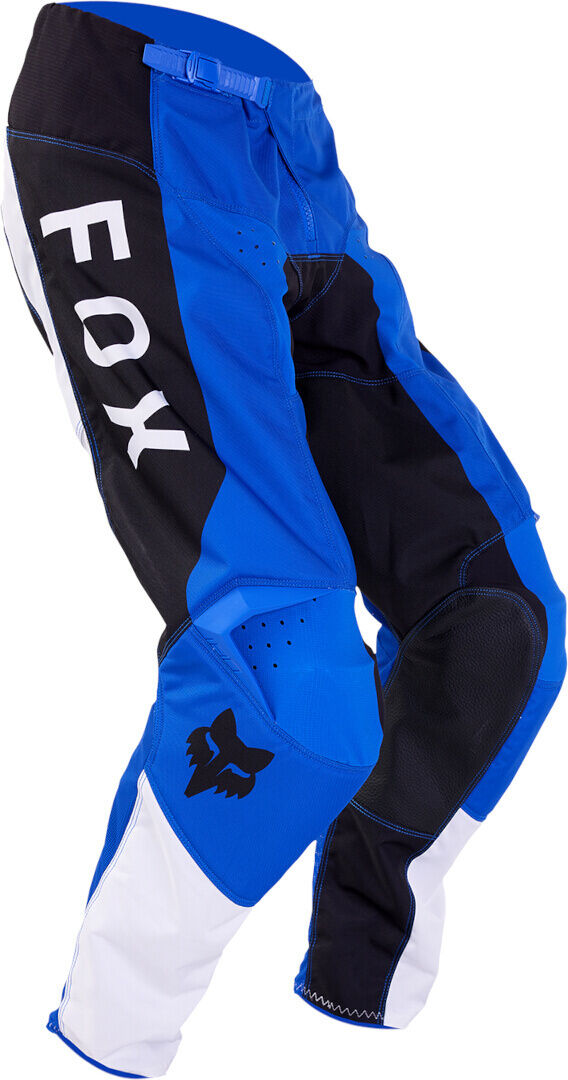 Fox 180 Nitro Pantalones de motocross - Negro Blanco Azul (30)