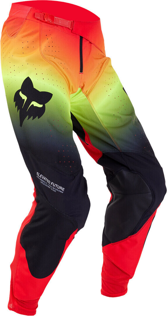 Fox 360 Revise Pantalones de motocross - Negro Rojo Amarillo (38)