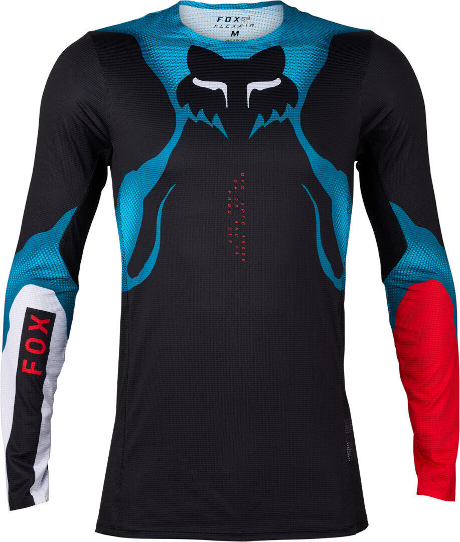 Fox Flexair Withered Maillot de motocross - Negro Azul (L)